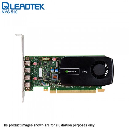 Leadtek NVIDIA NVS 510 2GB 4xDP Professional Graphic Card with Mosaic Technology